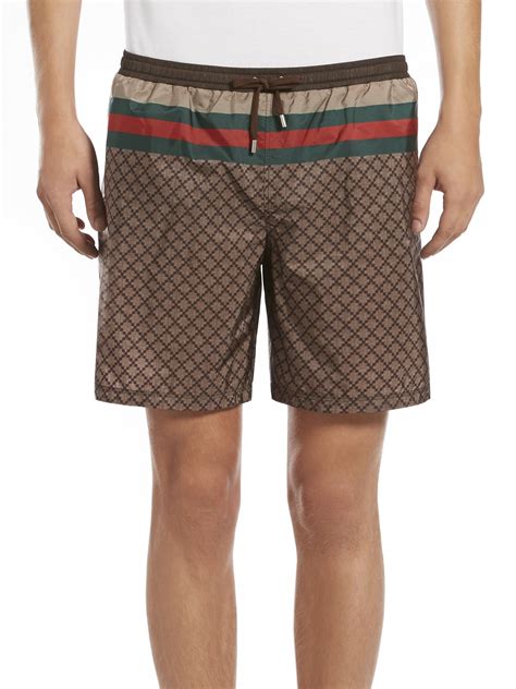 gucci mens swim trunks replica|gucci bathing suit men's.